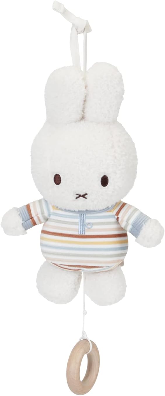 Little Dutch NIJN854 Stoff Spieluhr Miffy Vintage Sunny Stripes