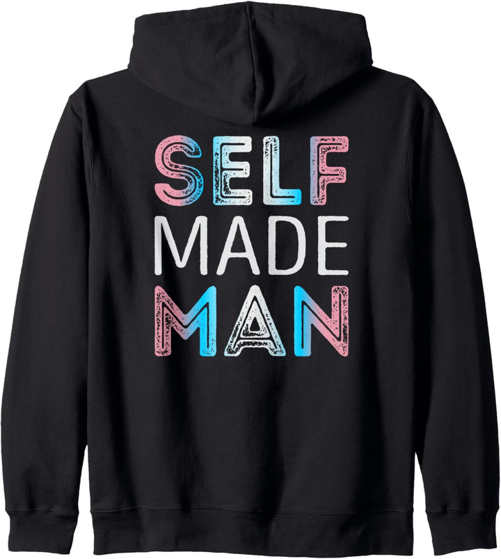 Self made man Trans Pride Kapuzenjacke