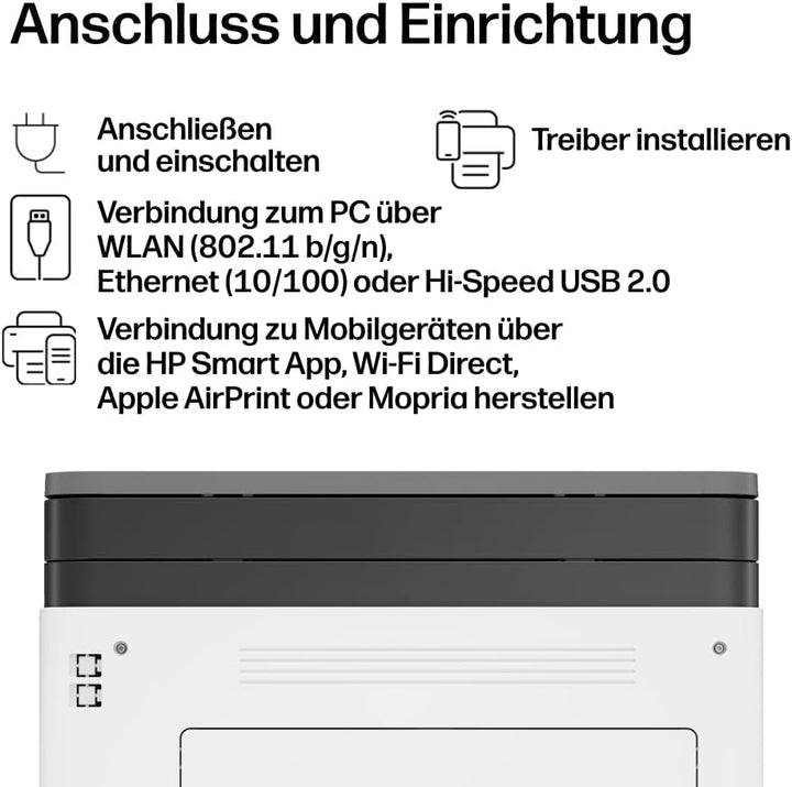 HP Color Laser 178nwg Multifunktions-Farblaserdrucker (Drucker, Scanner, Kopierer, WLAN, Airprint),