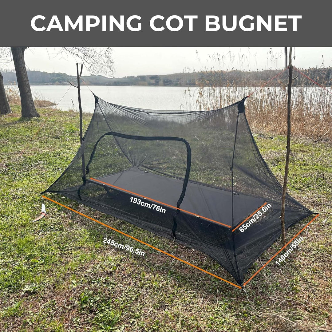 Onewind Camping Shelter mit Moskitonetz, Zelt Emergency Survival Shelter, leicht, wiederverwendbar,