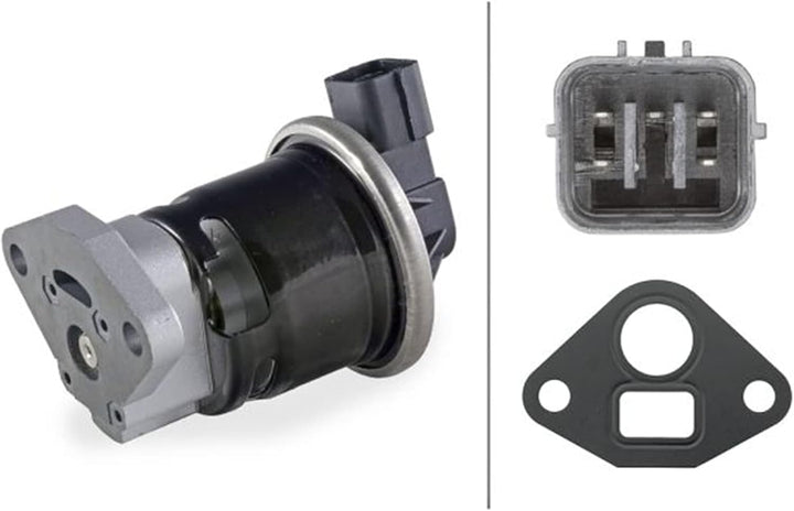 HELLA 6NU 010 171-731 AGR-Ventil - 12V - elektrisch - mit Dichtung