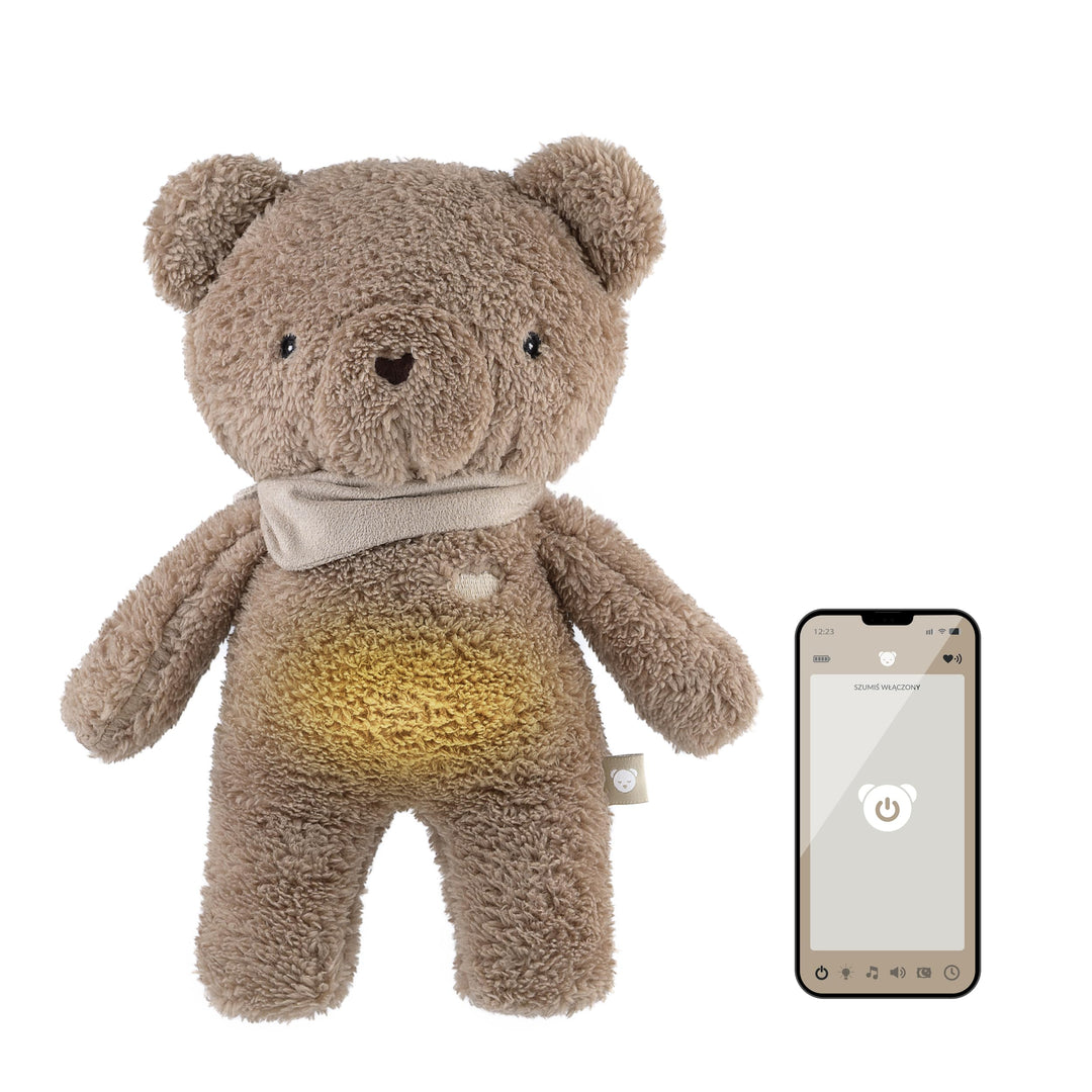 myHummy Bear braun Schlafbär mit App — weisses Rauschen & Entspannung