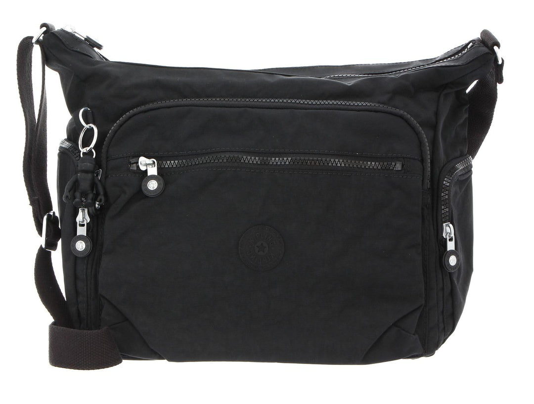 Kipling Damen Gabbie Crossbody, Schwarz, 18.5x35.5x30 cm EU Einheitsgrösse Black Noir, Einheitsgröss