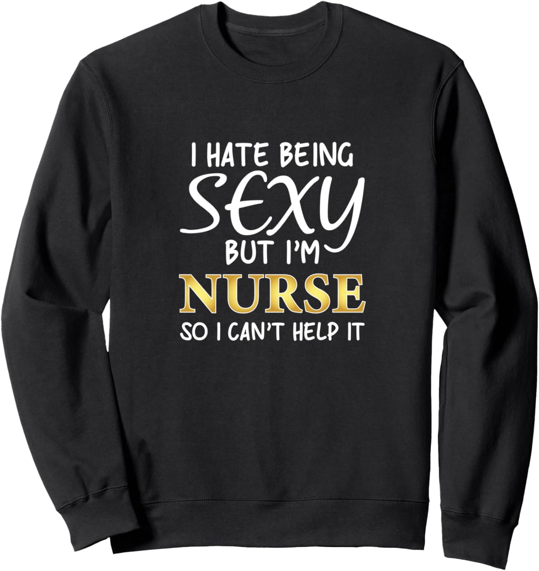 Sexy, Krankenschwester, lustiges Stillen Sweatshirt