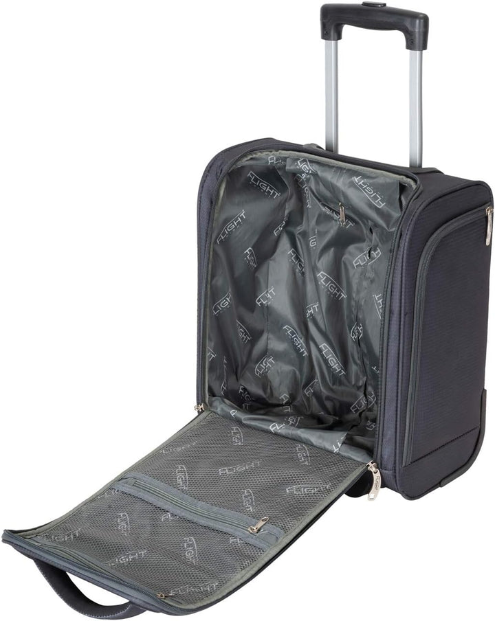 Flight Knight Koffer Zum Verstauen Unter Dem Sitz Mit 2 Rollen easyJet Air Berlin Handgepack 42cm Gr