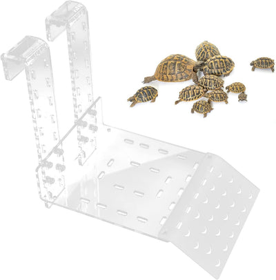 frenma Schildkröten-Aaling-Plattform, Schildkröten-Ruheterrasse abnehmbar für Aquarium für Aquarium(