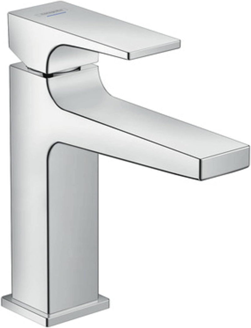 hansgrohe Wasserhahn Metropol (Armatur mit Auslauf Höhe 100 mm, Kaltwasseranschluss) Chrom Chrom Aus