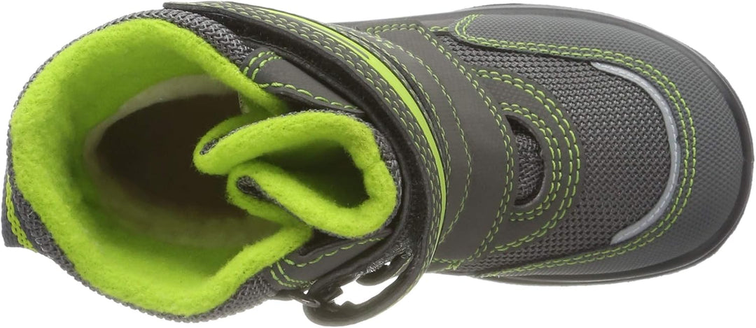 Superfit Jungen Snowcat Warm Gefütterte Gore-tex Schneestiefel 20 EU Weit Grau Grau Gelb 20, 20 EU W