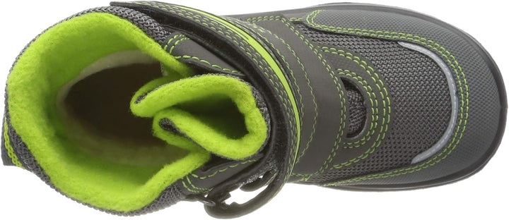 Superfit Jungen Snowcat Warm Gefütterte Gore-tex Schneestiefel 20 EU Weit Grau Grau Gelb 20, 20 EU W