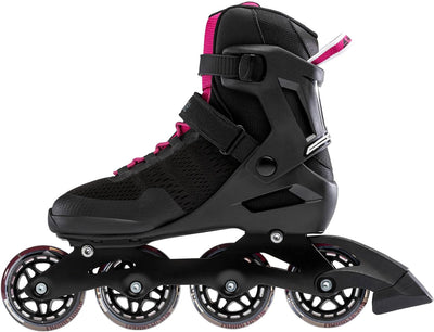 Rollerblade Damen Sirio 80 Inlineskate 275 Black/Raspberry, 275 Black/Raspberry