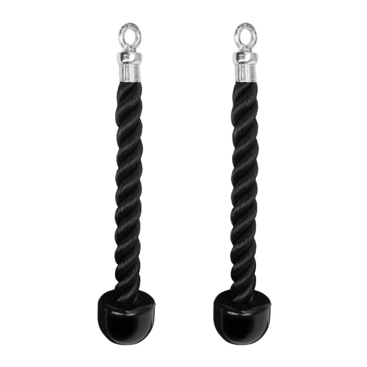 Trizepsseil 2 Stück mit Einzelgriff aus Tpr und Nylon für Kabelzug | Zughilfen Krafttraining, Robust