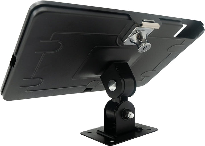 System-S Wand Halterung abschliessbar 360° für iPad 7 8 9 10.2" (2019 2020 2021) Schwarz