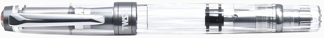 TWSBI Diamond 580 Kolbenfüllhalter AL R Nickel Grau