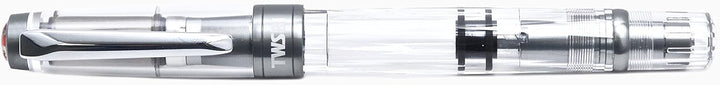 TWSBI Diamond 580 Kolbenfüllhalter AL R Nickel Grau