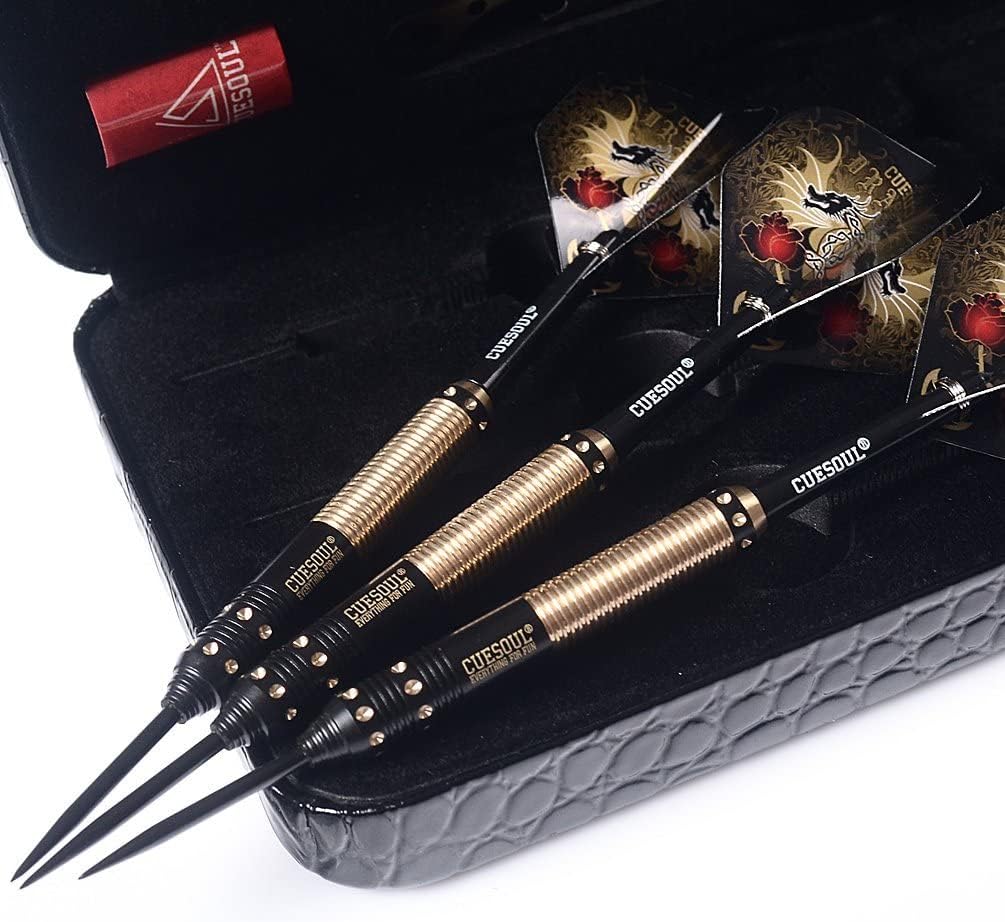 CUESOUL Dragon Deluxe Messing Steel Dartpfeile, 21 Gramm F2305 21 Grams, F2305 21 Grams