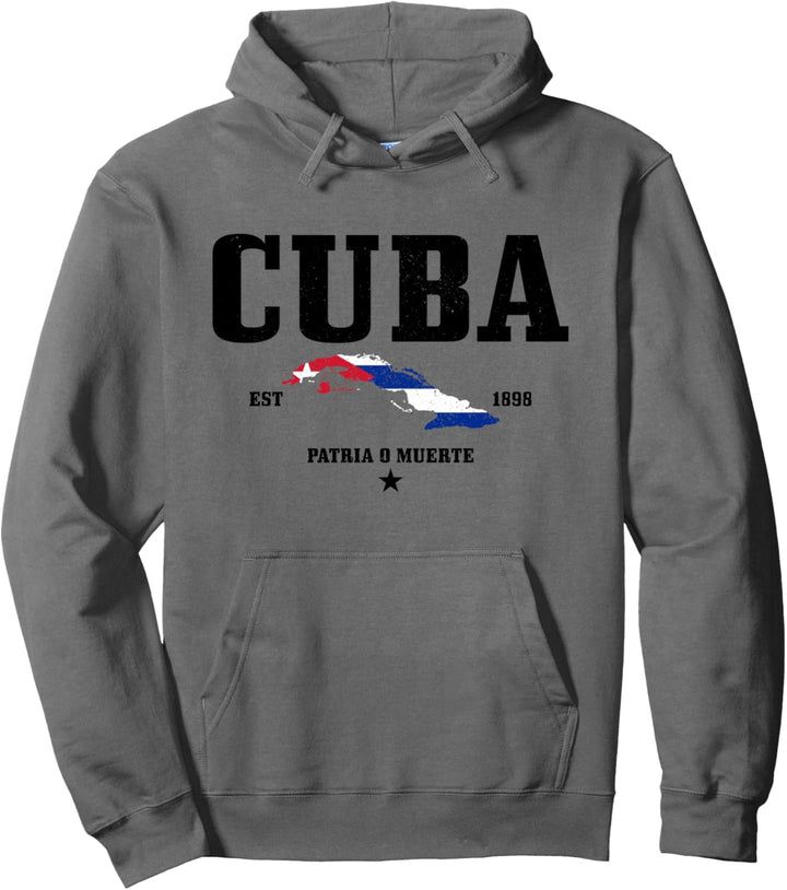 Kuba Est. 1898 Kubanische Flagge Pride Vintage Cuba Pullover Hoodie