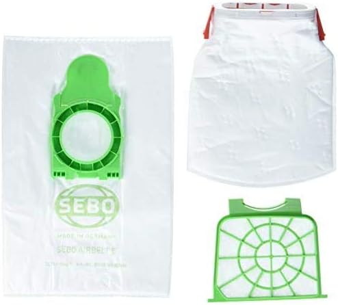 Sebo 8334Er Servicebox Für Airbelt E Inkl. 8 Ultrabag Filtertüten, 1 Hospital-Grade-Filter Und 1 Mot