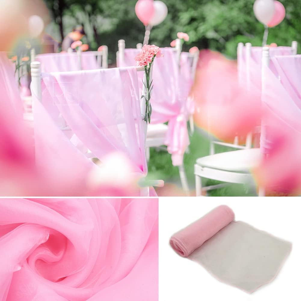 Organza Stuhlschleife Hochzeit Deko Stuhl Schärpe Bögen Band Schleife 18 * 275cm Stuhlbezugschleifen