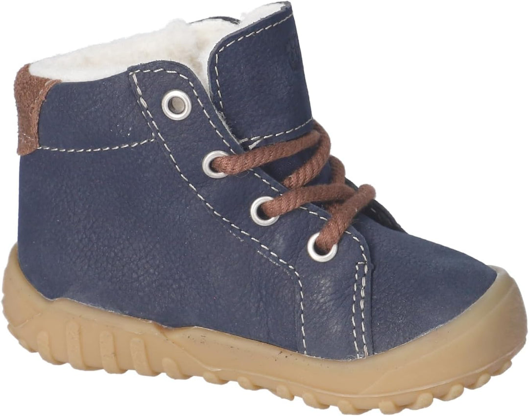 RICOSTA Mädchen und Jungen Lauflernschuhe Denny, WMS:Weit,CareTEX,terracare 20 EU Weit See Braun 180