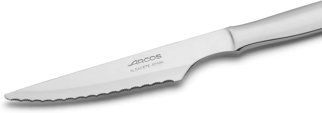 Arcos,702300,Table AA8Messer -Steakmesser Set 6Stück (6 Messer) - Monoblockaus einem Stück Edelstahl