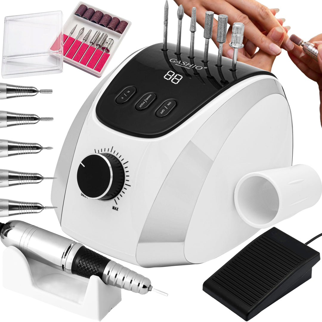Nagelfräser für Gelnägel | Nail Drill 65W | Elektrische Nagelfeile | Maniküre Pediküre Set Elektrisc