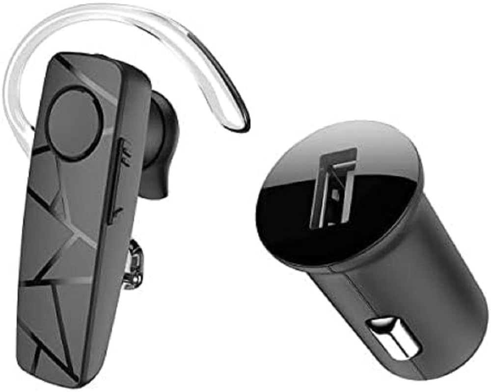 TELLUR Vox 60 Headset Bluetooth Handy, USB-C, Multipoint-Zwei verbundene Geräte gleichzeitig, 360° D