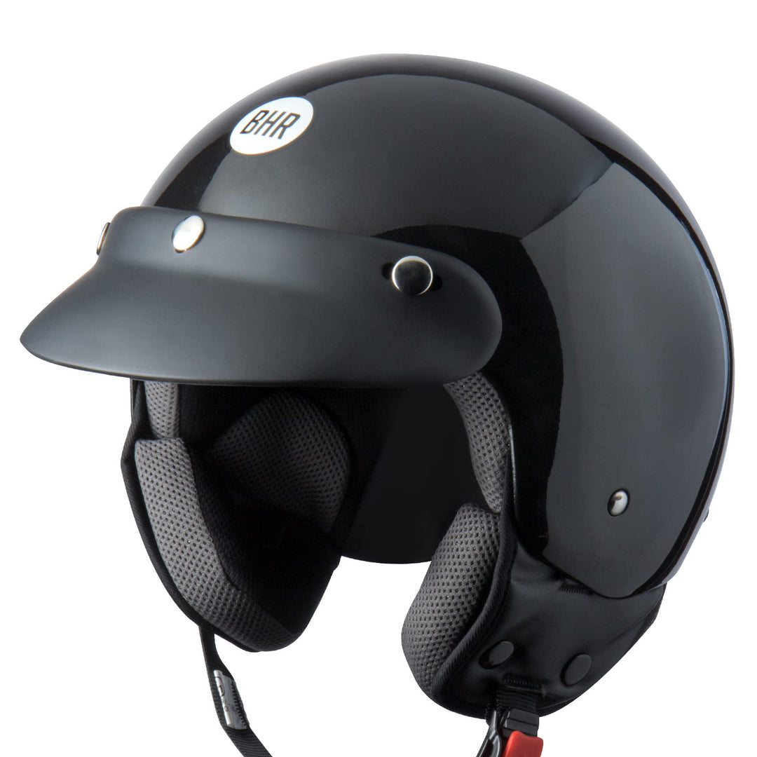 BHR Demi-Jet Helm 803 Simply, Praktischer Rollerhelm mit ECE-Zulassung, Motorrad-Jet-Helm mit abnehm