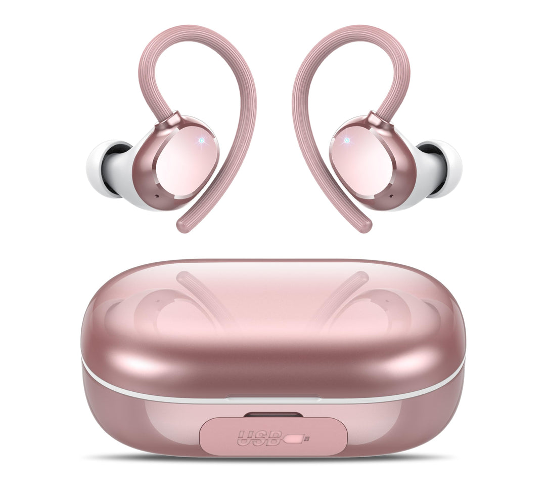 Lekaby Bluetooth Kopfhörer Sport, in Ear Kabellos mit 2 ENC Mikrofon für HD Anruf, Bloototh 5.3 Bass