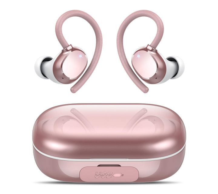 Lekaby Bluetooth Kopfhörer Sport, in Ear Kabellos mit 2 ENC Mikrofon für HD Anruf, Bloototh 5.3 Bass