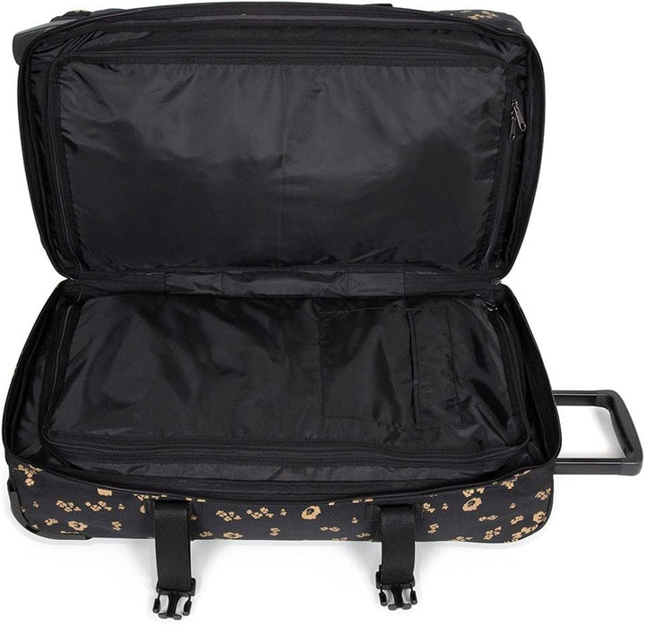 Eastpak TRANVERZ M Koffer, 67 cm, 78 L, Flower Shine Black (Schwarz) Schwarz (Fiore Shine Black 06),