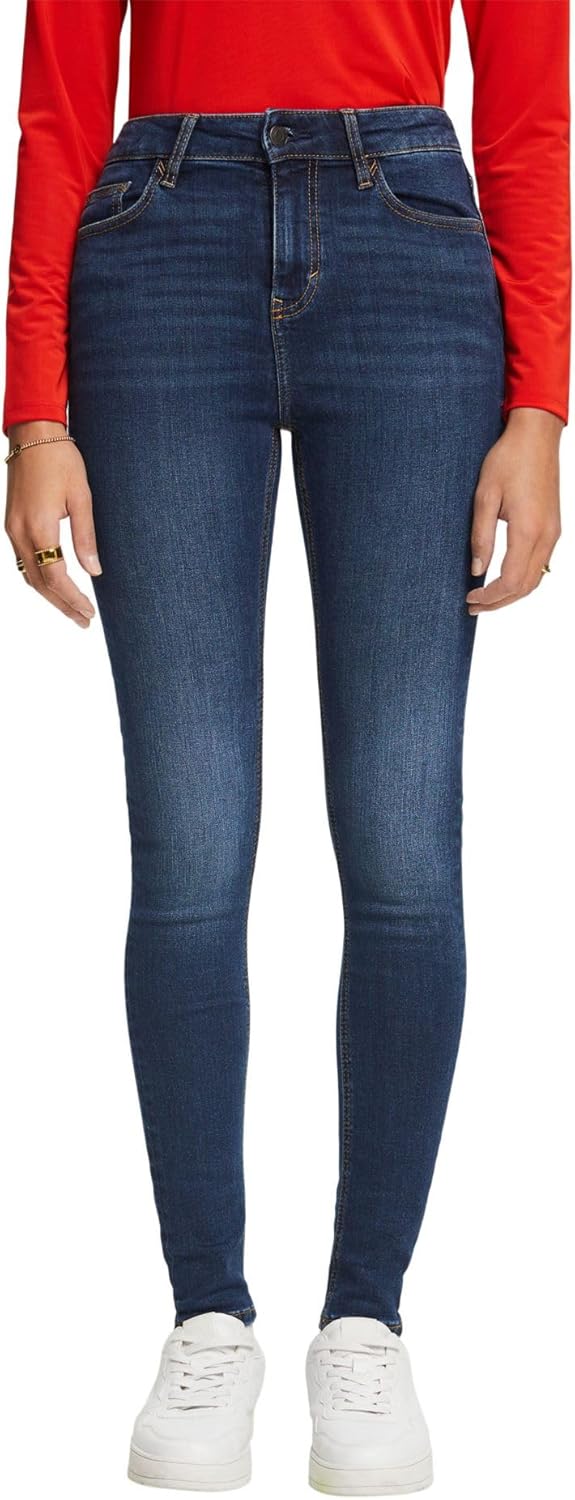 ESPRIT Damen Jeans 24W / 32L 901/Blue Dark Wash, 24W / 32L 901/Blue Dark Wash