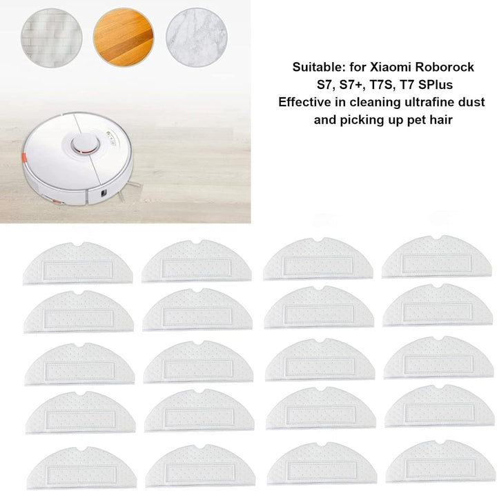 20 Stück Kehrroboter, Einweg-Mopp-Pads, Kehrroboter-Zubehör, Wischtuch-Ersatz-Reinigungspads, Verbes