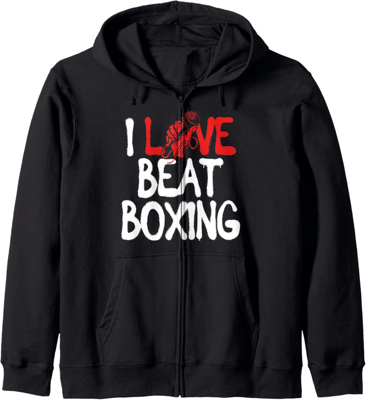 Rap Beatbox Beatboxer Cooler Künstler Ghetto Hiphop Sänger Kapuzenjacke