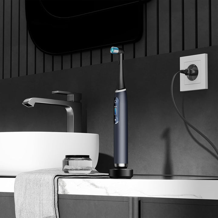 Ladestation Kompatibel mit Braun Oral B iO Series 7 8 9 Elektrische Zahnbürste, Magnetische Reiselad