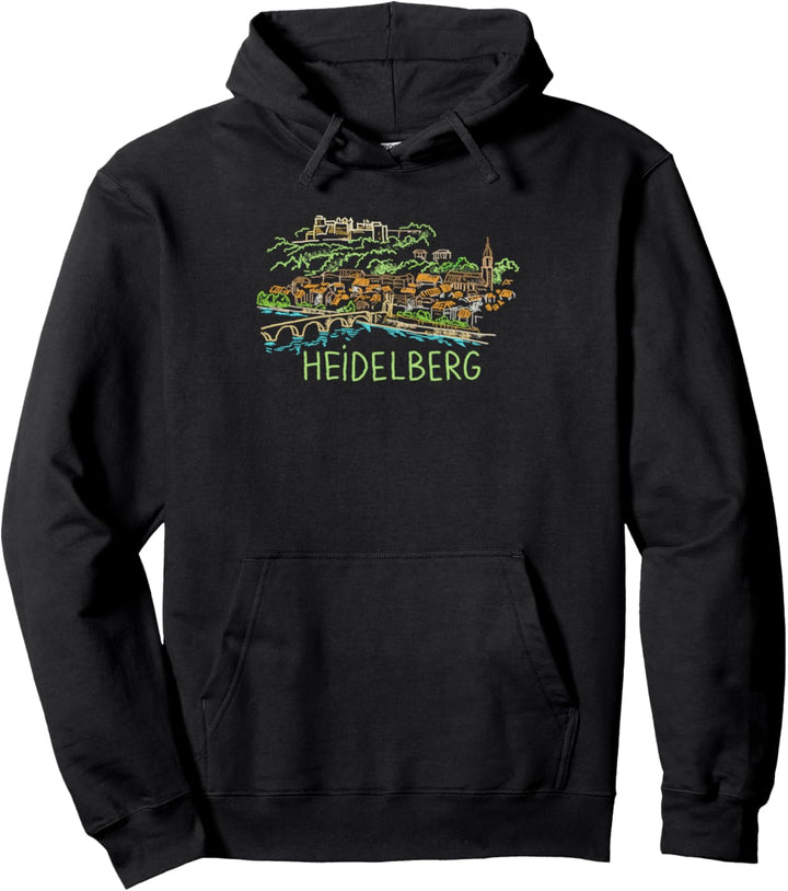 Heidelberg City Germany Souvenir Geschenk für Männer Frauen Pullover Hoodie