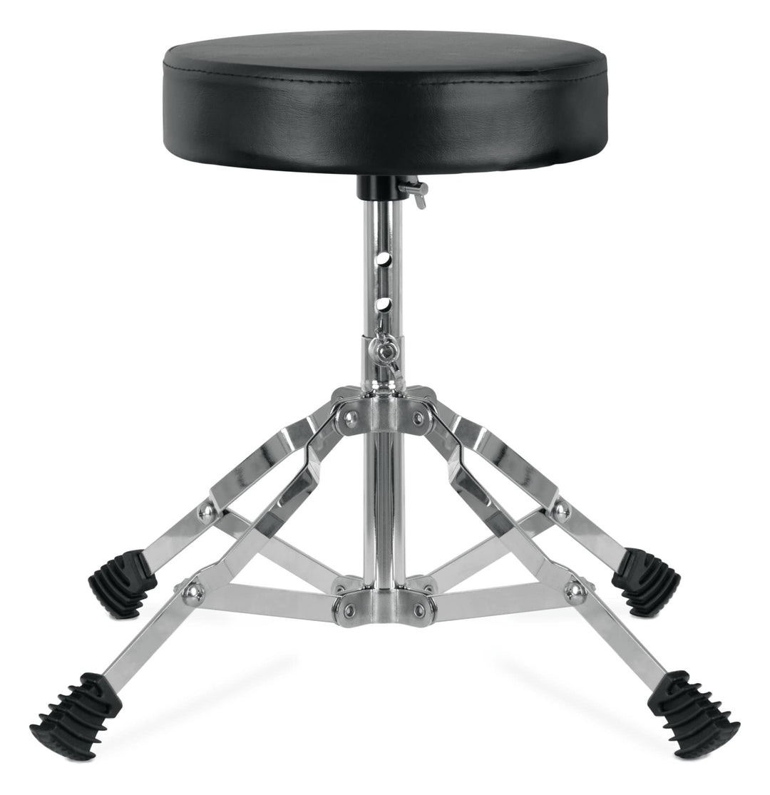 XDrum Schlagzeughocker Junior - Drumhocker für Kinder - 3-Fach Höhenverstellbar von 32cm-37cm - Stab