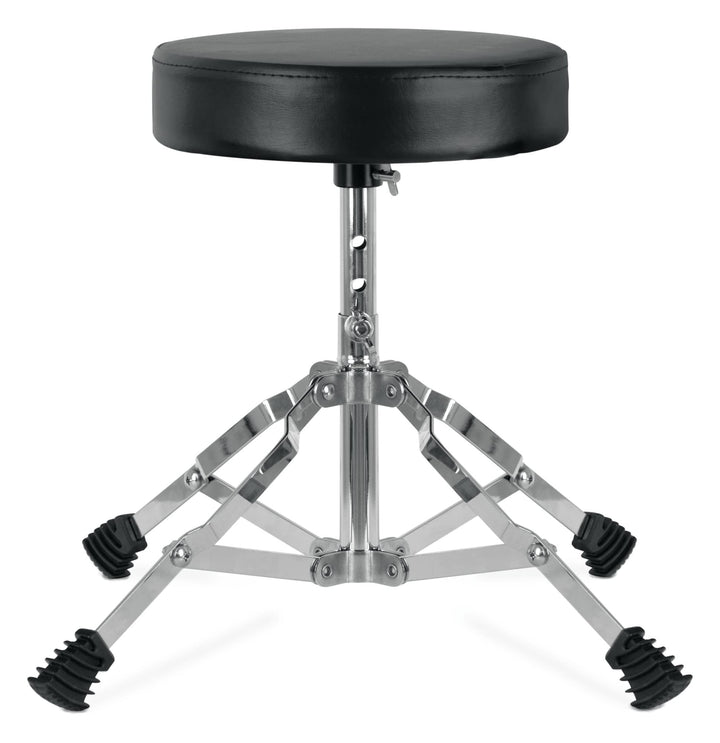 XDrum Schlagzeughocker Junior - Drumhocker für Kinder - 3-Fach Höhenverstellbar von 32cm-37cm - Stab