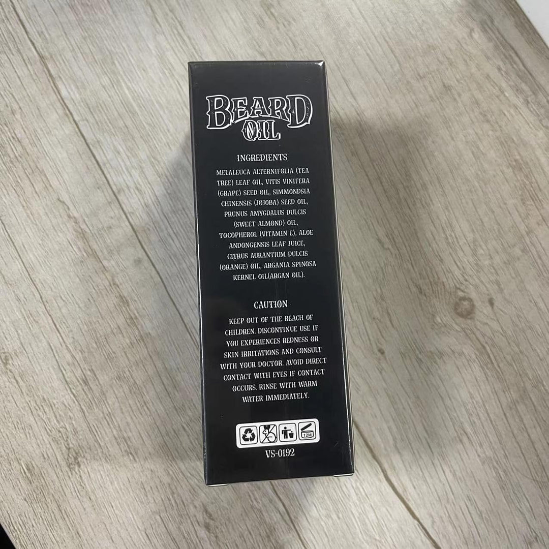 Bartöl-Conditioner mit Kamm, natürlicher Bart-Conditioner mit süssem Orangenduft – macht den Bart we