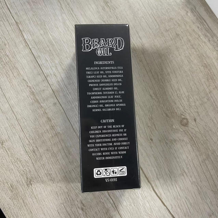 Bartöl-Conditioner mit Kamm, natürlicher Bart-Conditioner mit süssem Orangenduft – macht den Bart we