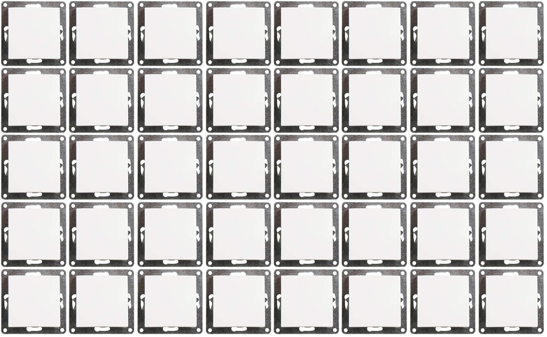 MC POWER - 40er Pack Wechselschalter | FLAIR | Schalter-Set im Vorteilspack mit Klemmanschluss, weis