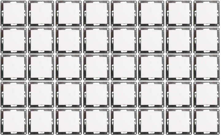 MC POWER - 40er Pack Wechselschalter | FLAIR | Schalter-Set im Vorteilspack mit Klemmanschluss, weis
