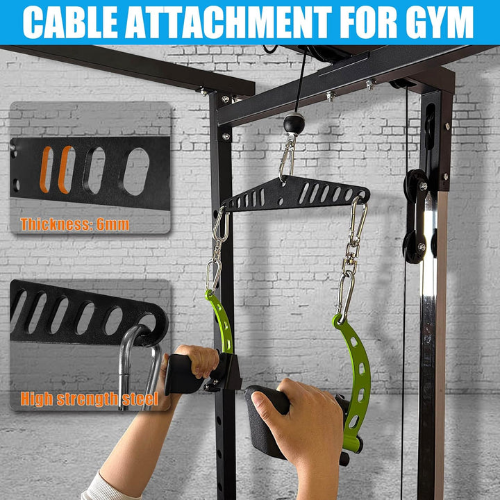 KORIKAHM Multi-Grip LAT Pull Down Bar für Home Gym Fitness, Spreizplatte LAT Pulldown Aufsätze für P