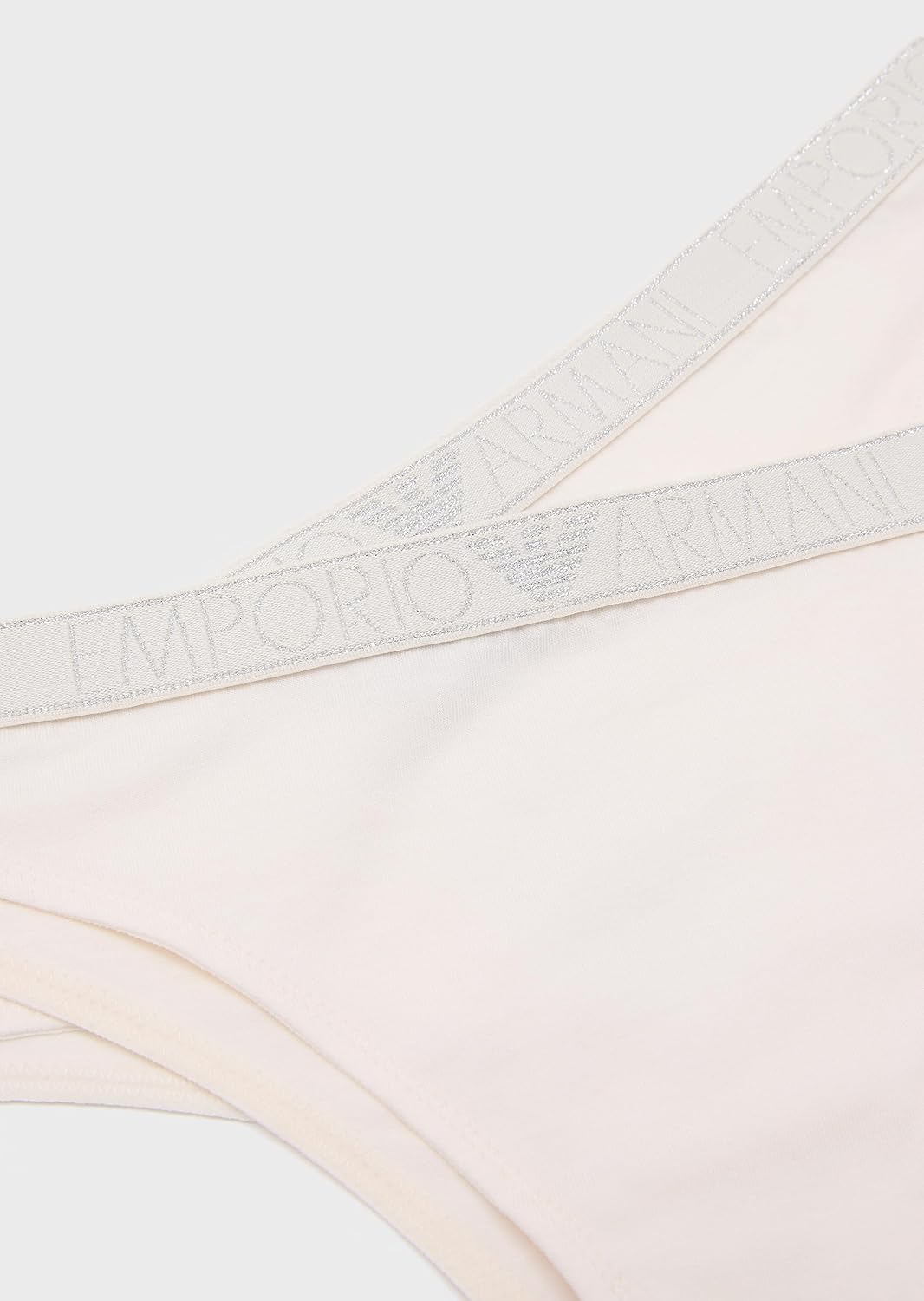 Emporio Armani Damen Briefs (2er Pack), S Cream