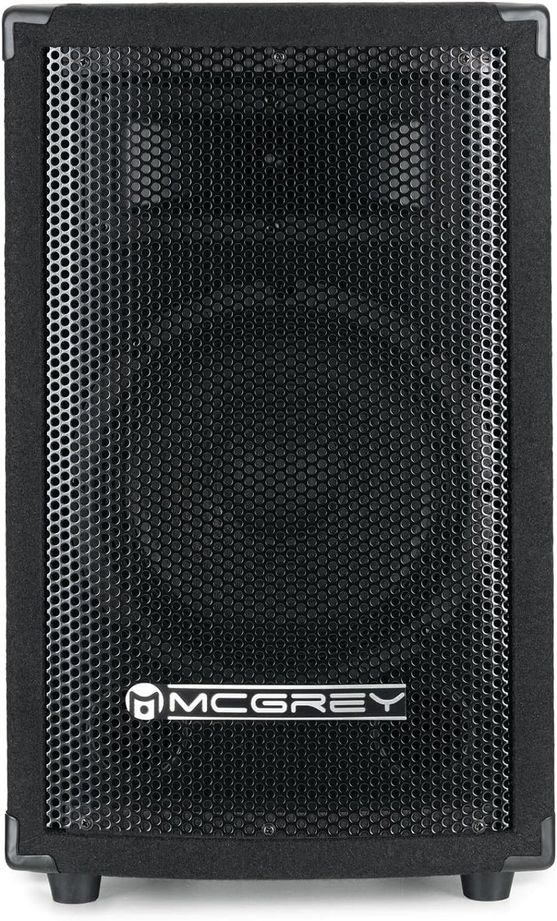 McGrey TP-8 DJ PA Lautsprecher Box 20cm (8“) Subwoofer 300W (Passiv, 2-Wege System, Holzgehäuse, 35m