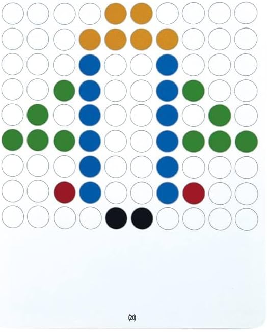 Beleduc Magnetboard 2in1, Magnetspiel - zweiseitig bespielbar, Magnetisches Lernspiel & Maltafel für