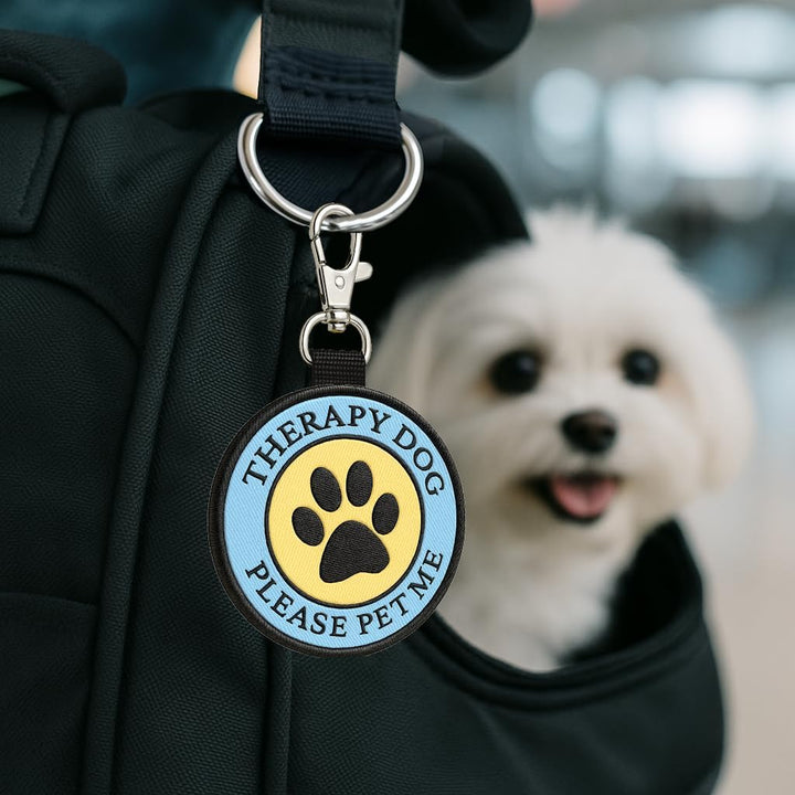 Working Service Dog Anhänger für Hundeweste, Hundegeschirr, Halsband, Leine oder Tragetasche, zum An