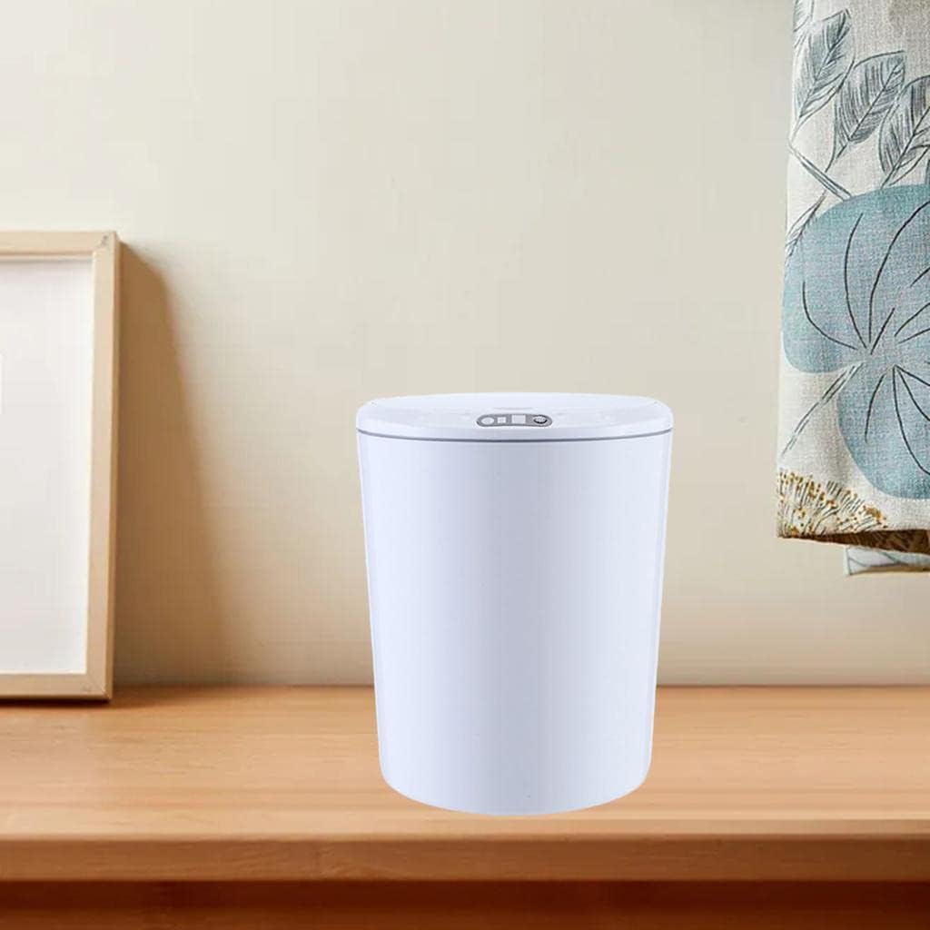 perfk 3/5L Sensor Mülleimer, Kleiner Abfallbehälter für Badezimmer, Schlafzimmer, Aufenthaltsraum, K