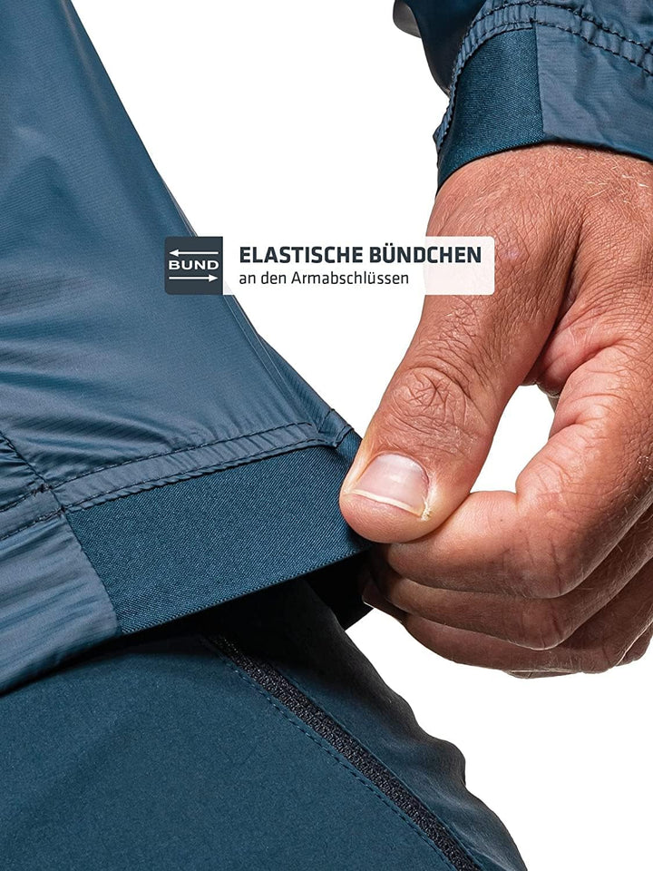 Schöffel Herren Jacket Bygstad M, winddichte Wanderjacke, Windbreaker mit kühlenden Graphene Fasern
