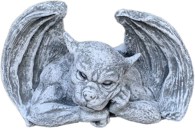 stoneandstyle Steinfigur Gargoyle Denker frostfest wetterfest Steinguss