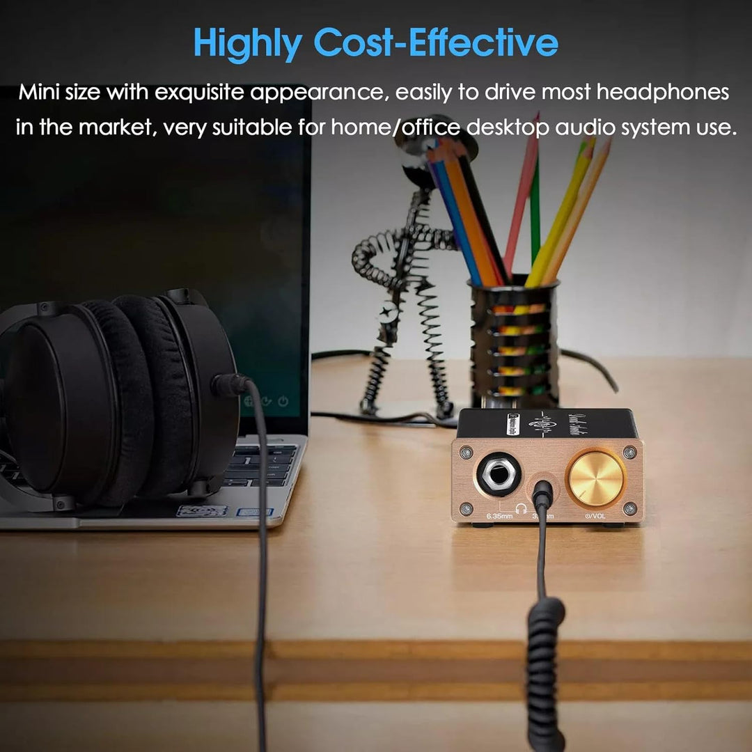 Douk Audio HiFi Mini Kopfhörerverstärker Klasse A Desktop-Verstärker für Kopfhörer DC5V (U3PRO), U3P